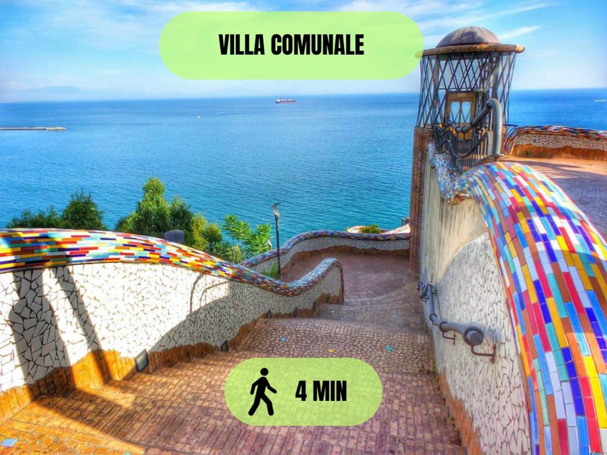 ---5 Minutes From The Sea ---Panorama And A-C Bed and Breakfast Vietri Exteriör bild